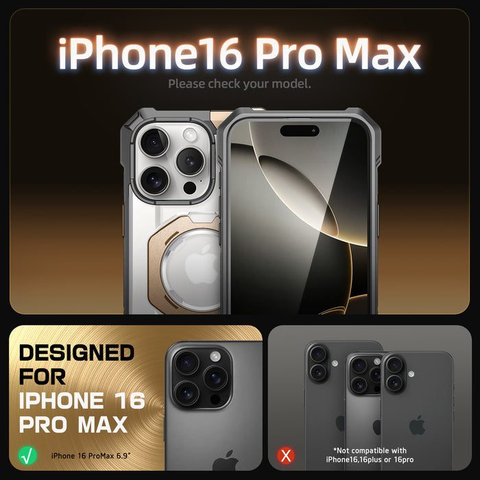 OPEN BOX | iPhone 16 Pro Max 6.9 inch UB Grip MagSafe Camera Control Button Phone Case - Desert Gold