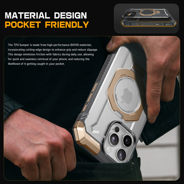 OPEN BOX | iPhone 16 Pro Max 6.9 inch UB Grip MagSafe Camera Control Button Phone Case - Desert Gold