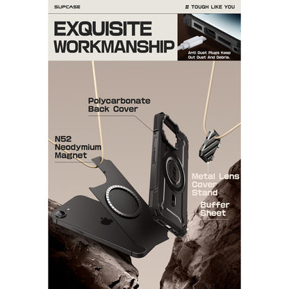 OPEN BOX | iPhone 16e Unicorn Beetle MAG XT MagSafe Case - Black