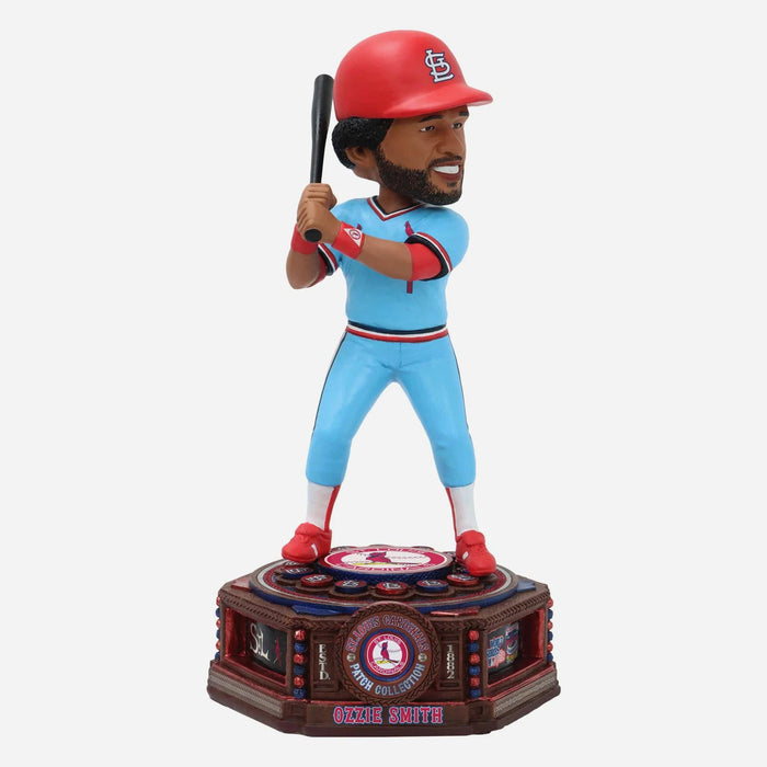 Ozzie Smith St. Louis Cardinals Patch Collection MLB Bobblehead