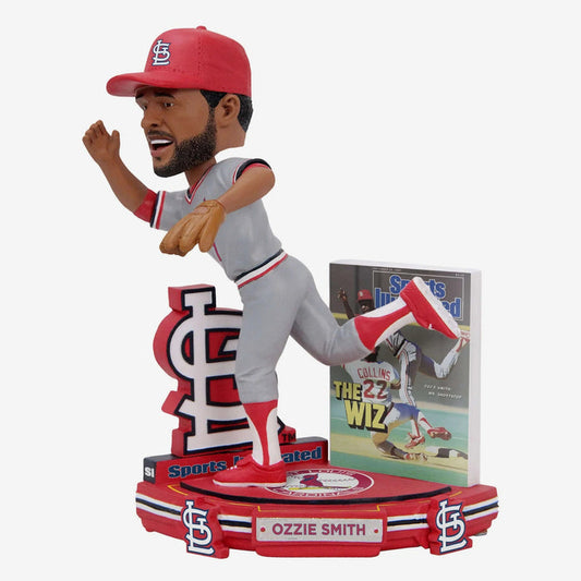 Ozzie Smith St. Louis Cardinals Sports Illustrated Cover MLB Bobblehead