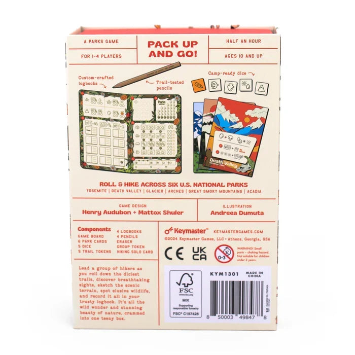 Parks: Roll & Hike Board game Games & Books Keymaster Games