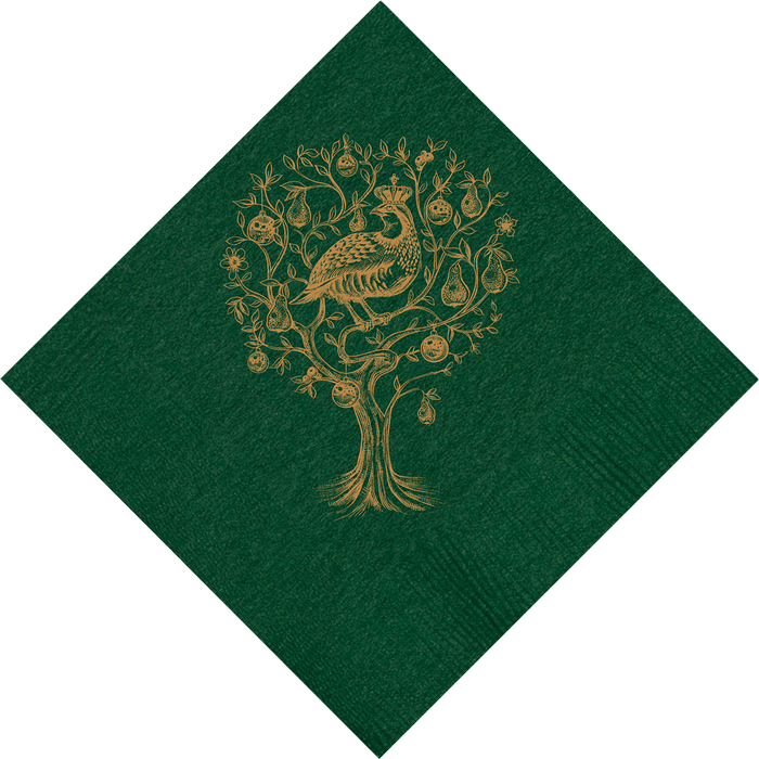 Partridge in a Pear Tree Cocktail Napkins
