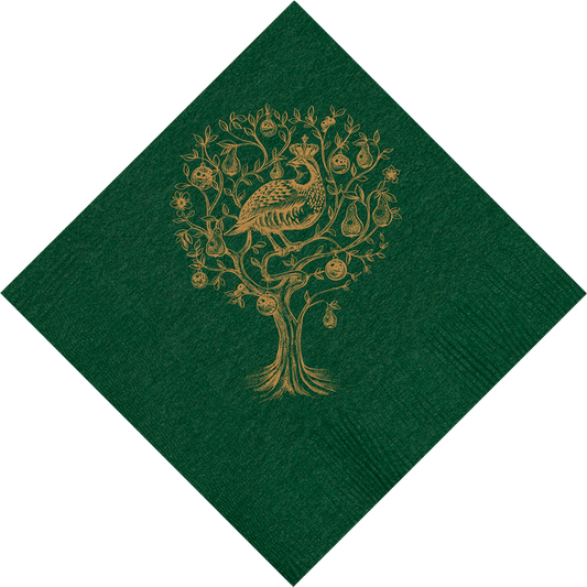 Partridge in a Pear Tree Cocktail Napkins
