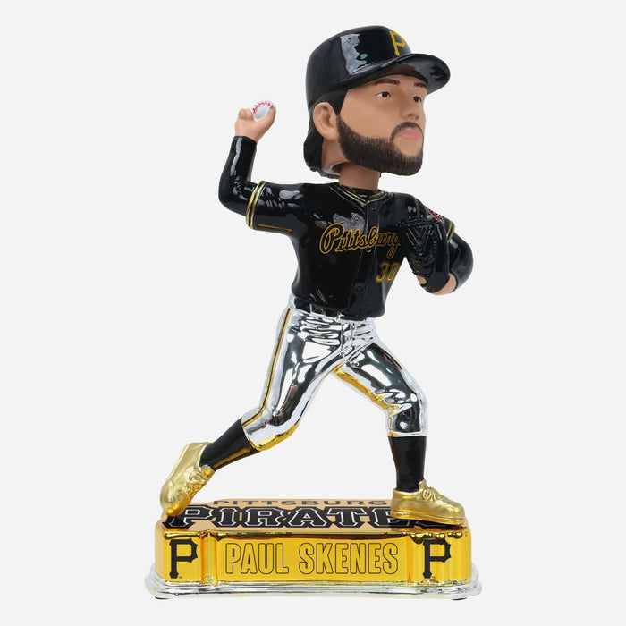 Paul Skenes Pittsburgh Pirates Electroplated MLB Bobblehead