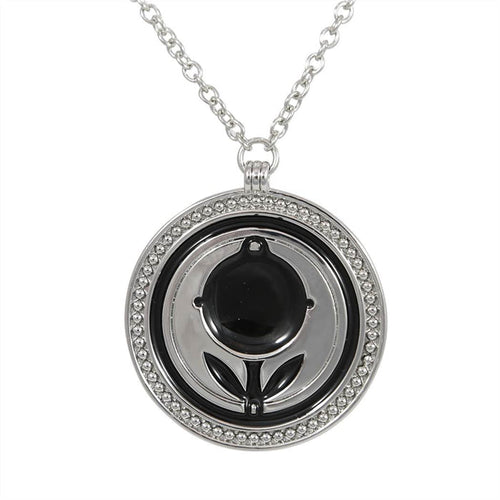 Paula Deen Logo Silver Tone Necklace by JTV