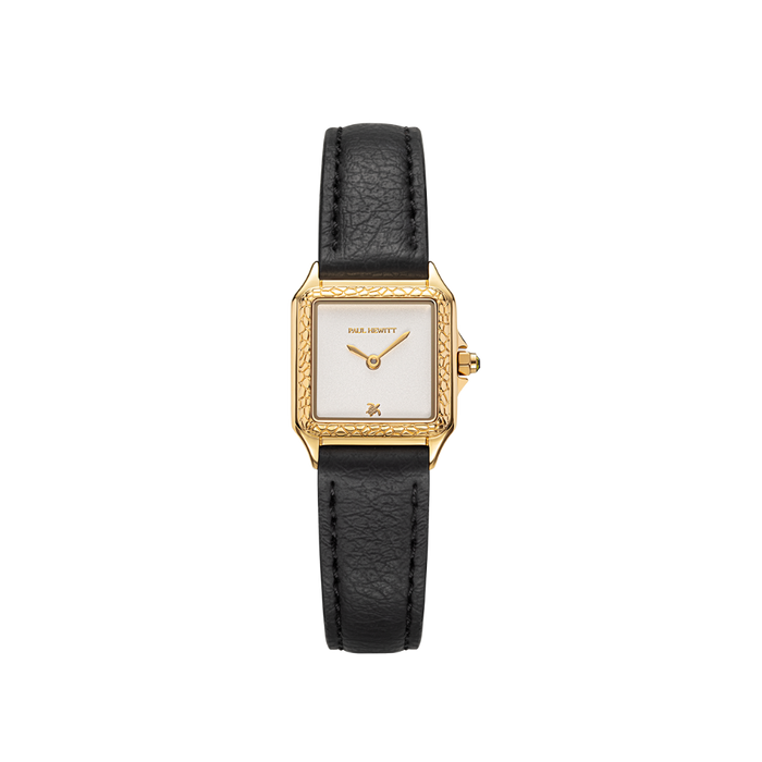 Petite Tortue white & gold