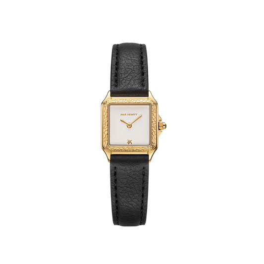 Petite Tortue white & gold