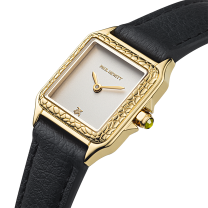 Petite Tortue white & gold
