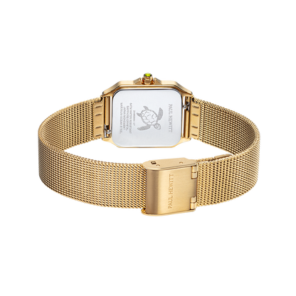 Petite Tortue white & gold