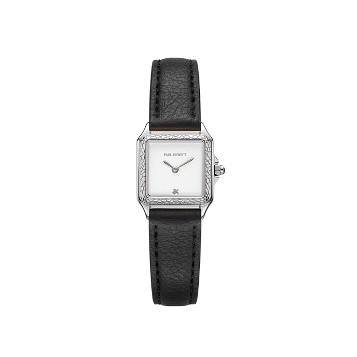Petite Tortue white & silver