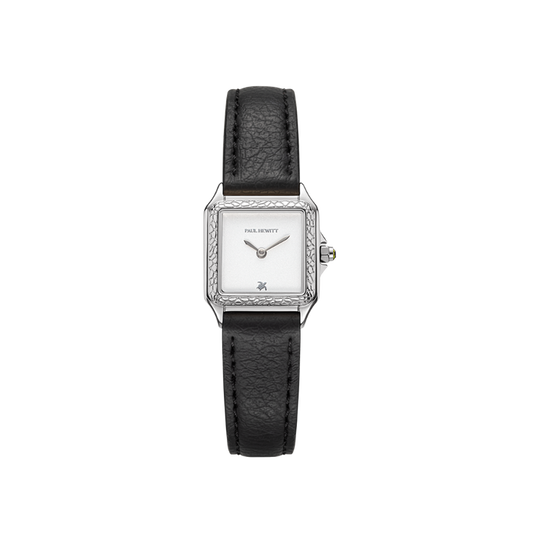 Petite Tortue white & silver