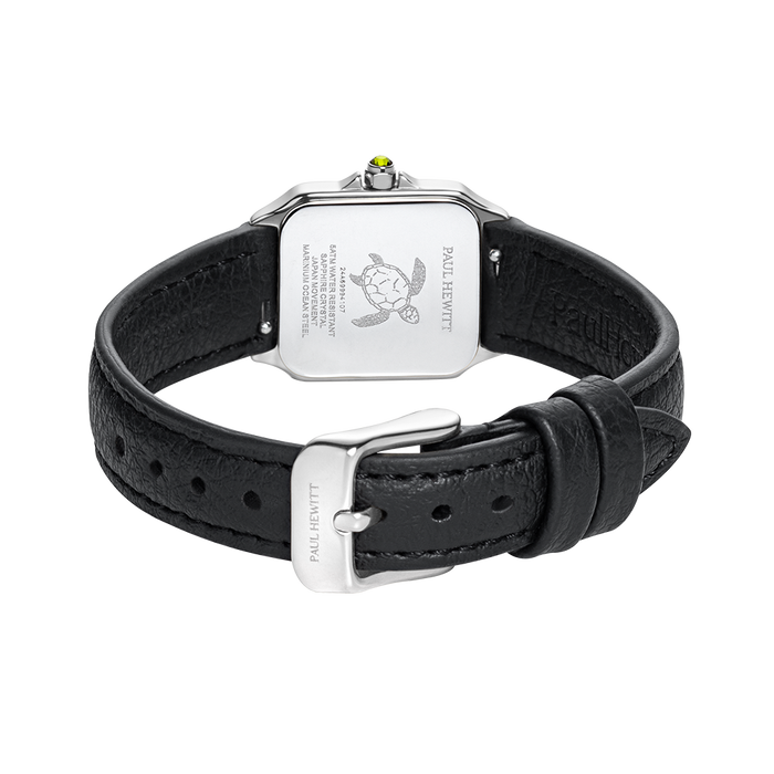 Petite Tortue white & silver