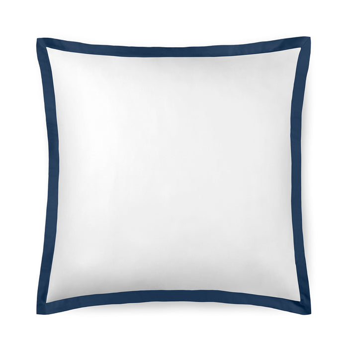 Prado-Midnight-Euro pillowcase on a white background