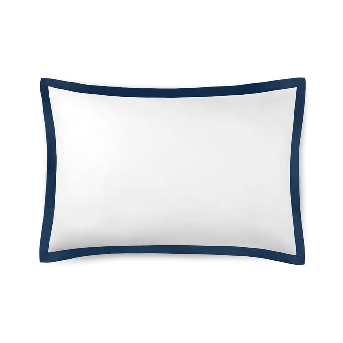 Prado-Midnight-Sham pillowcaseon a white background