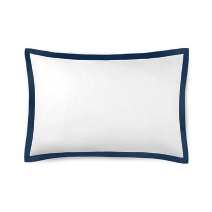 Prado-Midnight-Sham pillowcaseon a white background