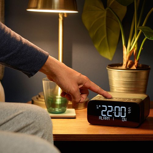 Pure Siesta S6 Premium Dab Dab+ FM Bluetooth Clock Radio Graphite Graphite