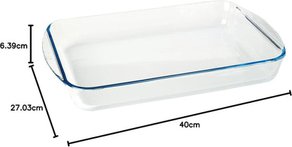 PYREX Glass Roasting Dish, 27*17Cm, Glass