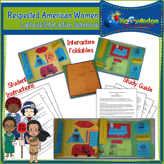 Respected American Women Lapbook