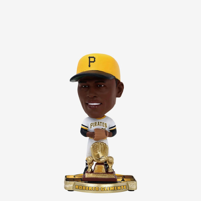 Roberto Clemente Pittsburgh Pirates 1972 Gold Glove Mini MLB Bobblehead