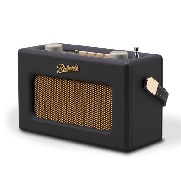 Roberts Revival Uno BT DAB DAB+ FM Radio with 2 alarms and line out in Black Bluetooth Black