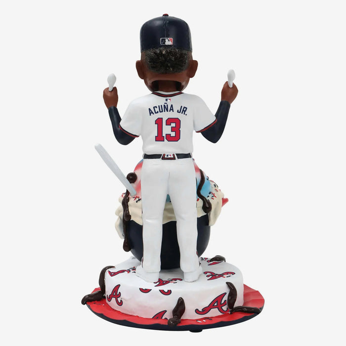 Ronald Acuna Jr. Atlanta Braves Ice Cream Helmet MLB Bobblehead