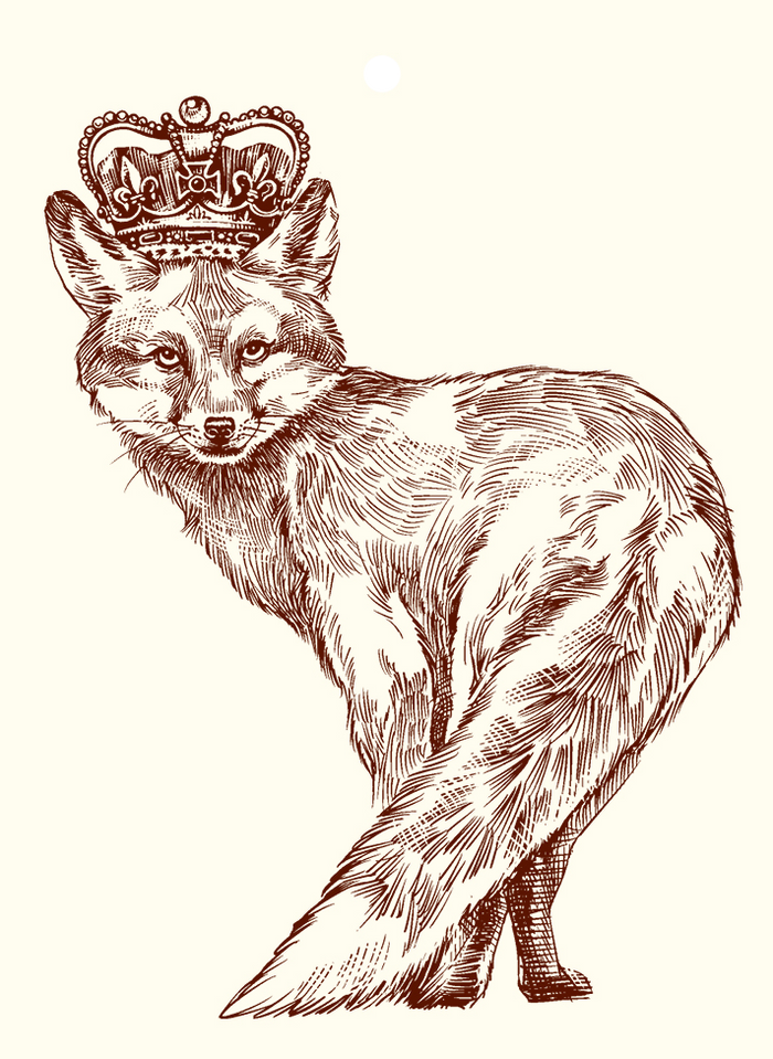 Royal Fox Gift Tags