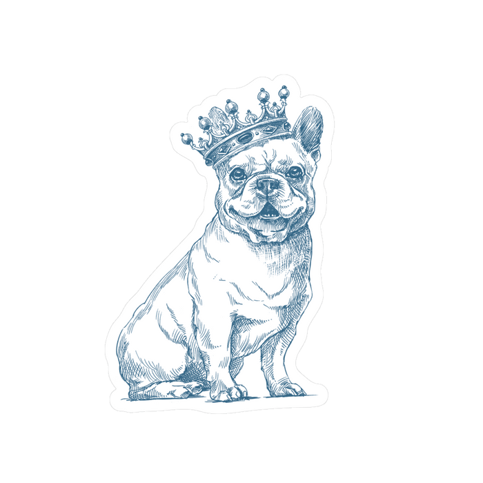 Royal French Bulldog Decal