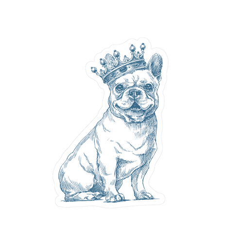 Royal French Bulldog Decal