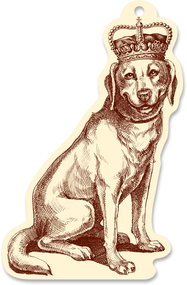 Royal Labrador Retriever Ornament