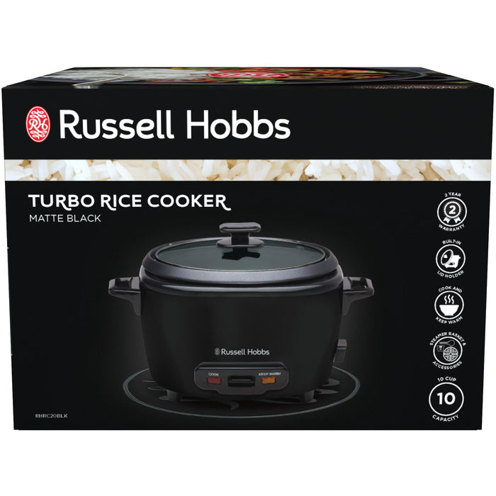 Russell Hobbs Turbo Rice Cooker Matte Black