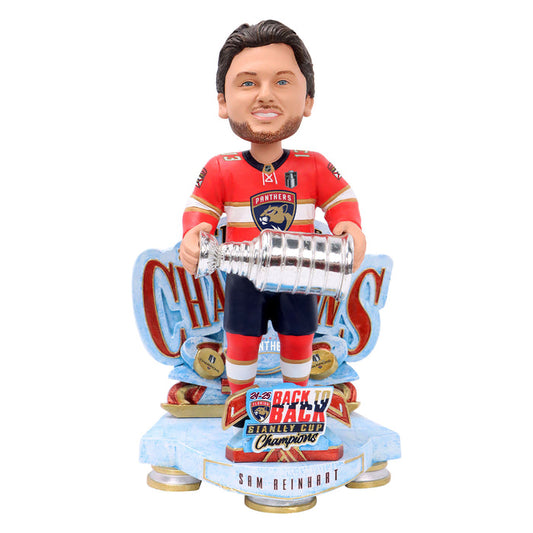 Sam Reinhart Florida Panthers 2025 Stanley Cup Champions Celebration NHL Bobblehead