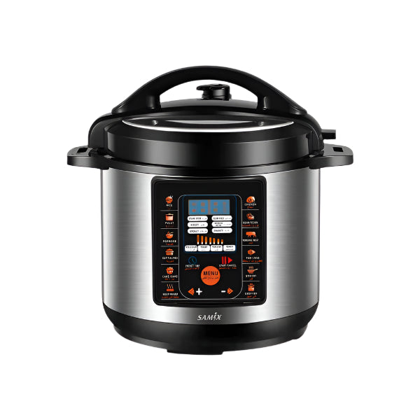 SNK-PC8S / SAMIX PRESSURE COOKER 8 L 220-240 V  1350 W Black&steel 8 L / 1350 WATT / Black&steel