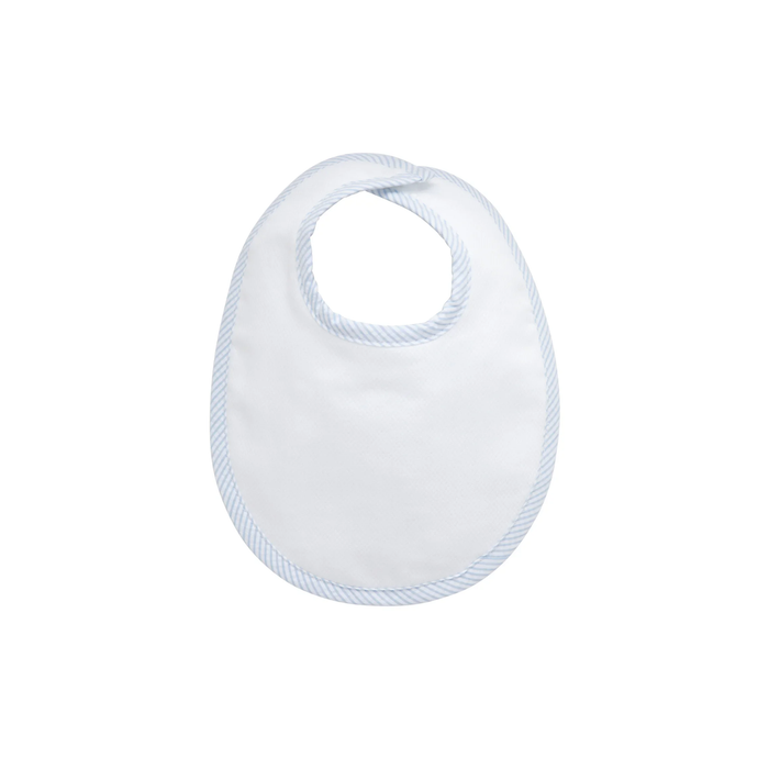 Seersucker Stripe Basic Bib