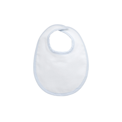 Seersucker Stripe Basic Bib