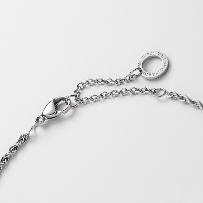 Set Solid Pearl Charm und Halskette Silber