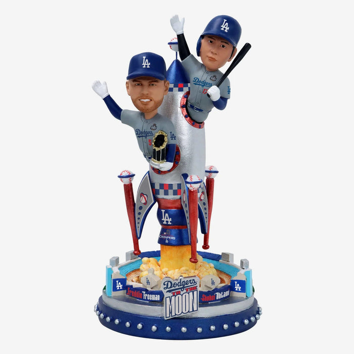 Shohei Ohtani & Freddie Freeman Los Angeles Dodgers 2024 World Series Champions Blast Off Dual MLB Bobblehead