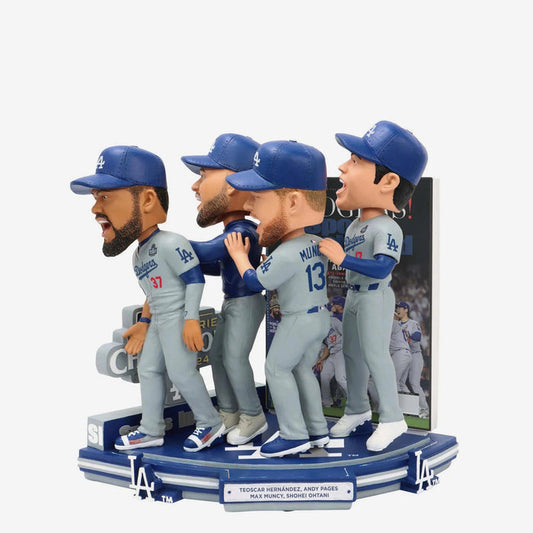 Shohei Ohtani, Kike Hernandez, Max Muncy & Andy Pages Los Angeles Dodgers Sports Illustrated Cover MLB Bobblehead