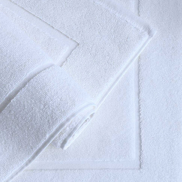 Close-up of Signature Bath Mat White