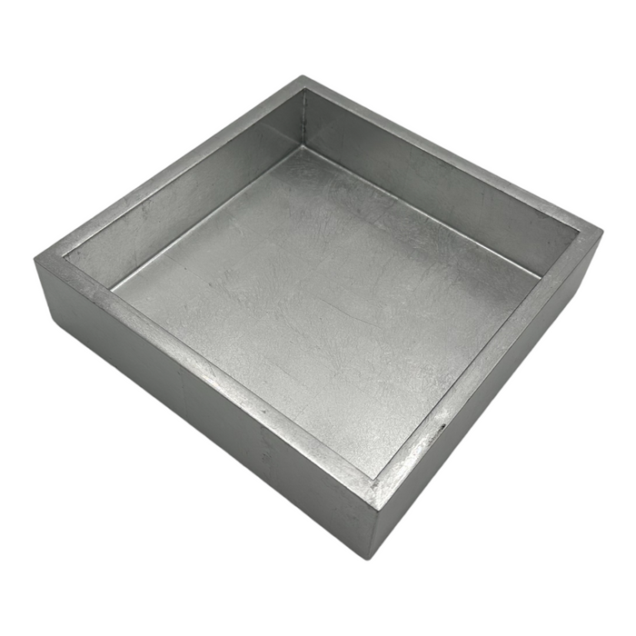 Silver Lacquer Napkin Holders