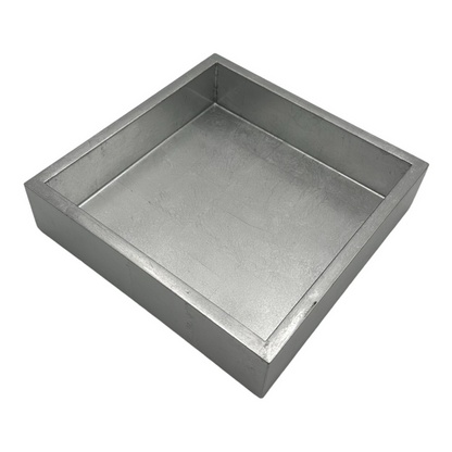 Silver Lacquer Napkin Holders