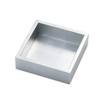 Silver Lacquer Napkin Holders