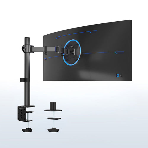 Single monitor desk mount