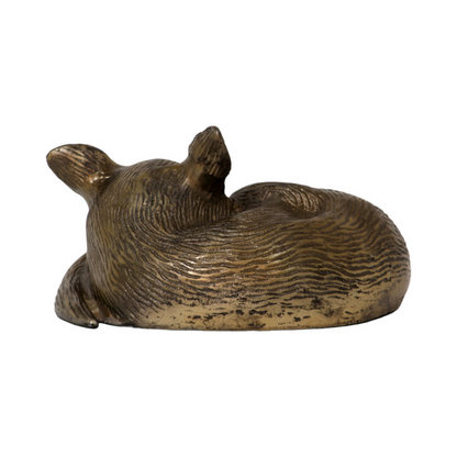 Sleeping Fox Figurine