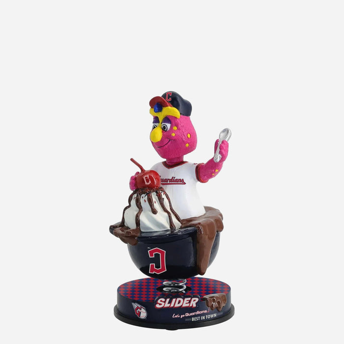 Slider Cleveland Guardians Ice Cream Helmet Mini MLB Bobblehead