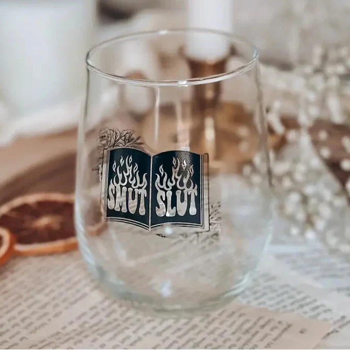 Smut Slut Wine Glass Drinkware