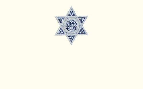 Star of David Place Card
