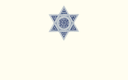 Star of David Place Card