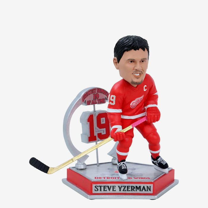 Steve Yzerman Detroit Red Wings Legendary Number 19 NHL Bobblehead