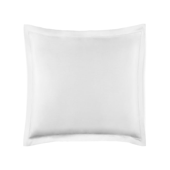 Suave-White-Euro pillowcase on a white background